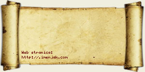 Valentina Vujanović vizit kartica